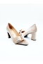 Women's Genuine Leather Heeled Shoes - 3