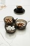 Acrylic Bird Snack Bowl Presentation Sugar Bowl Smoked (Not Glass & Porcelain)