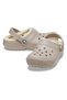 Saboti classic lined clog - mushroom/bone - 5