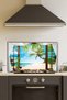 Beach Sea View Window Glass Stove Back Protector, Kitchen Counter Protection, with Tempered and Rodage - 2