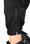 Comfort Women's Turned-Up Elastic Waist Black Trousers - 4