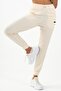 Regular Women's Turned-Up Leg Beige Trousers - 4