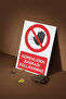 Sign "No One Else Can Use from the Guardian" from the Warning Signs Series – 25X35 cm Forex Foil - 3
