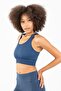 Slimfit Women's Crew Neck Midnight Blue Bra - 4