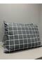 Black Checked Pattern Pillow Case 2 Pcs 50X70 - 4