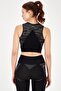 Slimfit Women's Crew Neck Black Bra - 2