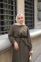 Women's Cosi Dress Khaki Green - 5