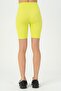 Biker Women's Neon Green Shorts - 2