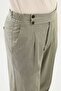 Straight Slim Fit Elastic Waist Linen Men's Trousers Khaki - 38313.25Y - 2