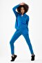 Comfort Women's Mock Neck Cobalt Tracktop - 4
