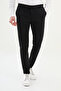 Gofreli Super Slim Fit Men's Trousers with Elastic Waistband and Drawstring Black - 38291.25Y