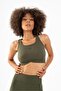 Slimfit Women's Tank Top Khaki- Bra - 2