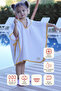Pike Children's Poncho & Bathrobe Waffle Fabric - Ztpnç00