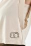 Regular Women's Crew Neck Clay Color Crop Top - 5