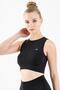 Slimfit Women's Tank Top Black Bra - 4