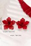 Metal Big Flower Earrings - 6