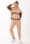 Comfort Women's Hooded Tan Tracktop - 5