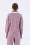 Comfort Women's Mock Neck Dark Lilac Tracktop - 2