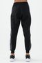 Comfort Women's Ribbed Leg Black Sweatpants - 2
