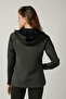 Slimfit Women's Hooded Khaki Tracktop - 2