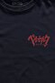Unisex Navy T-Shirt Berserk Manga Anime Guts Sword Minimal Front Printed Tee - 2