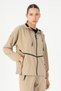 Comfort Women's Hooded Light Mink Tracktop - 3