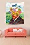 Flower Head Vincent Van Gogh Stain Resistant Fabric Wall Cover Wall Carpet Tapestry