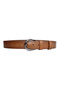 100% Genuine Leather, Black Nickel Buckle 4 Cm Brown Women's Belt; Denim, Sports Belt=an-byn-70.nickel - 8
