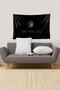 Black The Witcher Written Stain Resistant Velvet Fabric Wall Cover Wall Tapestry Tapestry - 2