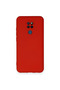 General Mobile Gm 20 Compatible Case Nano Inside Velvet Silicone - Red Zngzr