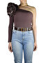 100% Genuine Leather, Gold Set Buckle 4 Cm Dark Brown Women's Belt; Jeans, Sports Belt = 62.gold.set - 2
