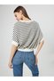 Loose Crop Kadın Sweatshirt - 2
