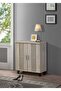 خزانة تخزين الأحذية مع 4 رفوف وبابين - 4