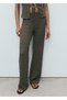 Straight-Cut Woven Pants