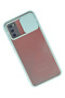 Samsung Galaxy A03S Case Palm Frosted Camera Sliding Silicone - Turquoise Mrayd - 2
