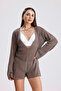 Women's Knitwear Knitted Jumpsuit Openwork Pattern Detailed Beach Dress - 4