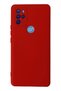 General Mobile Gm 21 Pro Compatible Case Nano Velvet Silicone - Red Zngzr
