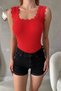 New Season Women's Fit Sleeveless Knitwear Blouse 0304