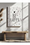Be Happy Written Home Office Kitchen Living Room Wall Decoration Canvas Painting