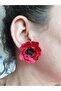 Poppies Earrings, Spring Earrings, Gift Idea, Unique Gift for Mother's