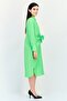 Women Plain Tie Waist Midi Dress, Lime Green - 4