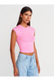 30899 Ball Pink with Shirring Detail on the Sides - 3
