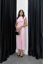 Pink Nick Slit Padded Dress - 2