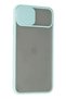 iPhone 11 Pro Case Palm Frosted Camera Sliding Silicone - Turquoise 1493641709 - 3