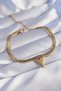 316L Steel Gold Color Italian Chain Model Bracelet
