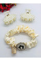 Set of 3 Buckles - 1 Emblem Rubber Buckle and 2-Piece Pearl Latch Buckle - 2