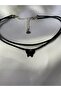 Black Satin Rope Necklace - 3