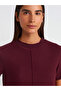 90810 Soft Mini Dress-Burgundy - 5