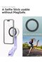 Kablosuz Bluetooth Selfie Çubuğu MagSafe Tripod/60 cm Uzatılabilir MagFit S571W Lavender - AMP07658 - 2