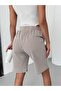 Women's Striped Combed Shorts - 2